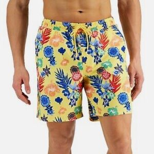 Yellow Men's Swim Shorts XXL